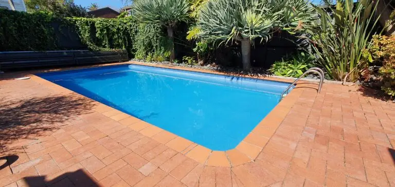 The result of the tile cleaning, pool cleaning, and gardening services from Market Ready, in Auckland