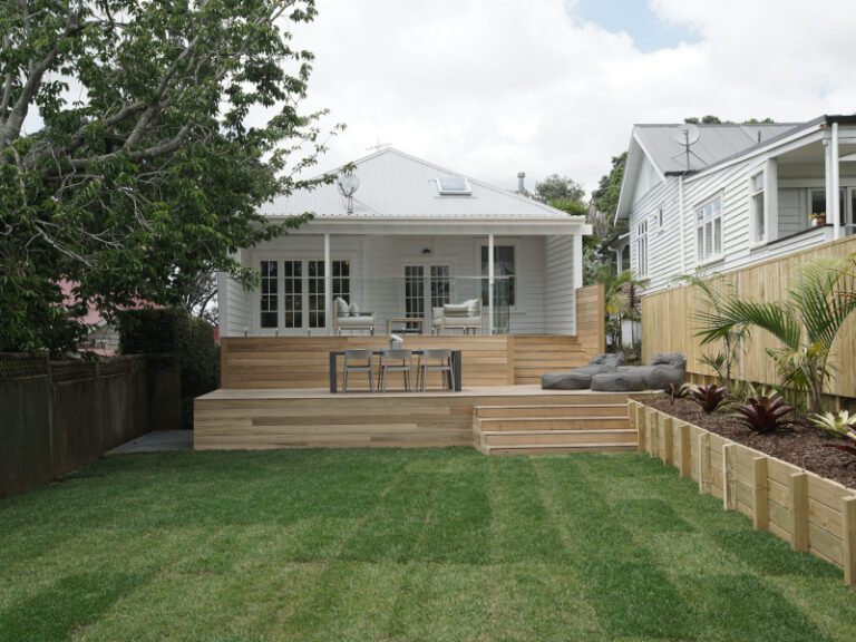 Readylawn services, backyard improvements, building services and landscaping to provide an outdoor space cleanup and improvement.